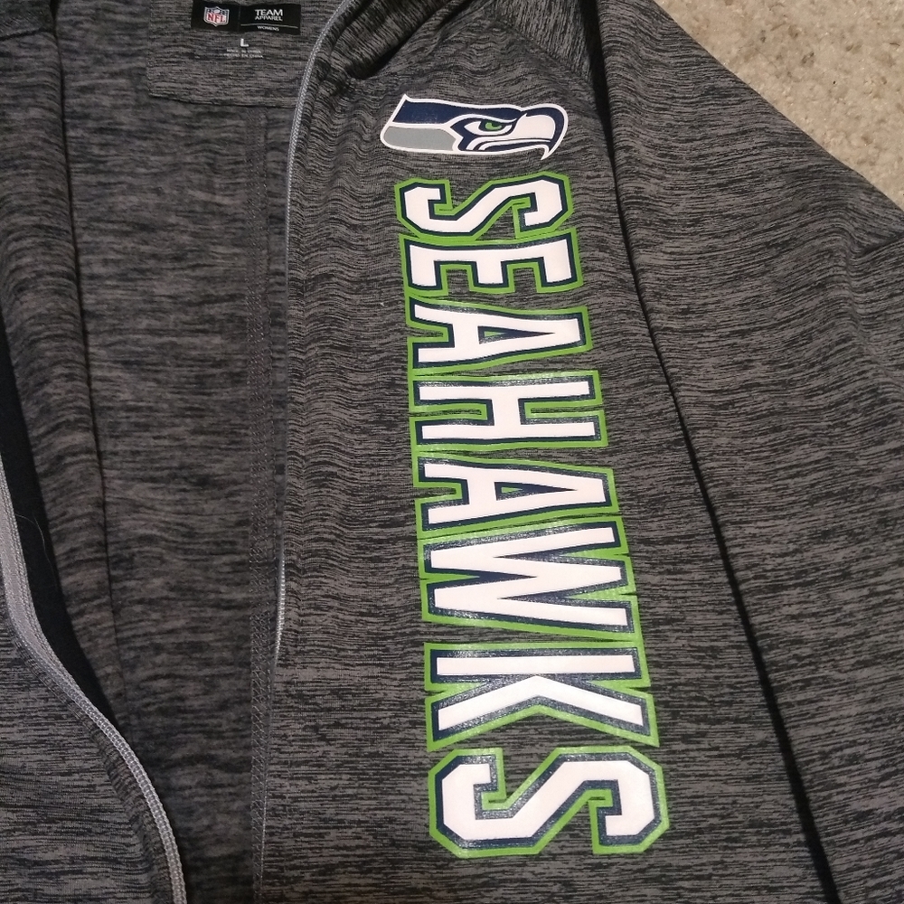 NWT NFL Seahawks women's fleece zip hoodie
